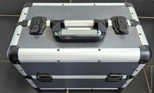 Aluminium hard flight case - aluminium, 4u