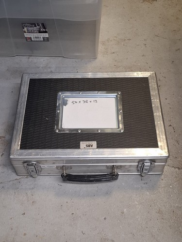 Small aluminium flight case - small,
